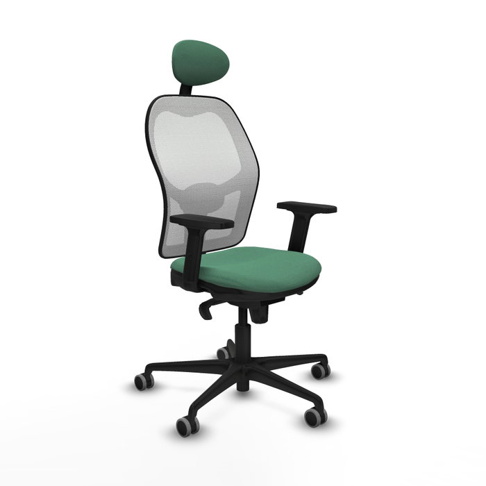 PIQUERAS Y CRESPO Silla de oficina Jorquera Verde esmeralda y Blanco PIQUERAS Y CRESPO Silla de oficina Jorquera Verde esmeralda y Blanco