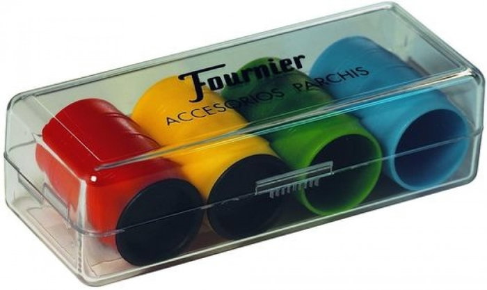 Fournier Accesorios de Parchís y Oca para 4 Jugadores