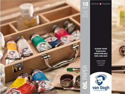 Van Gogh Bloc de papel para óleo 10 hojas 24 x 32 cm 240 g/m²