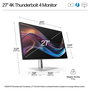 HP Monitor 727pk 27" IPS Black 4K Ultra HD 3840x2160 Thunderbolt 4 DisplayHDR 400 400cd/m2 100W USB-C
