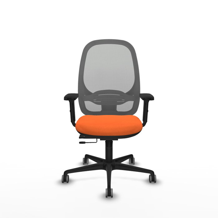PIQUERAS Y CRESPO Silla de oficina Cilanco Naranja y Gris PIQUERAS Y CRESPO Silla de oficina Cilanco Naranja y Gris