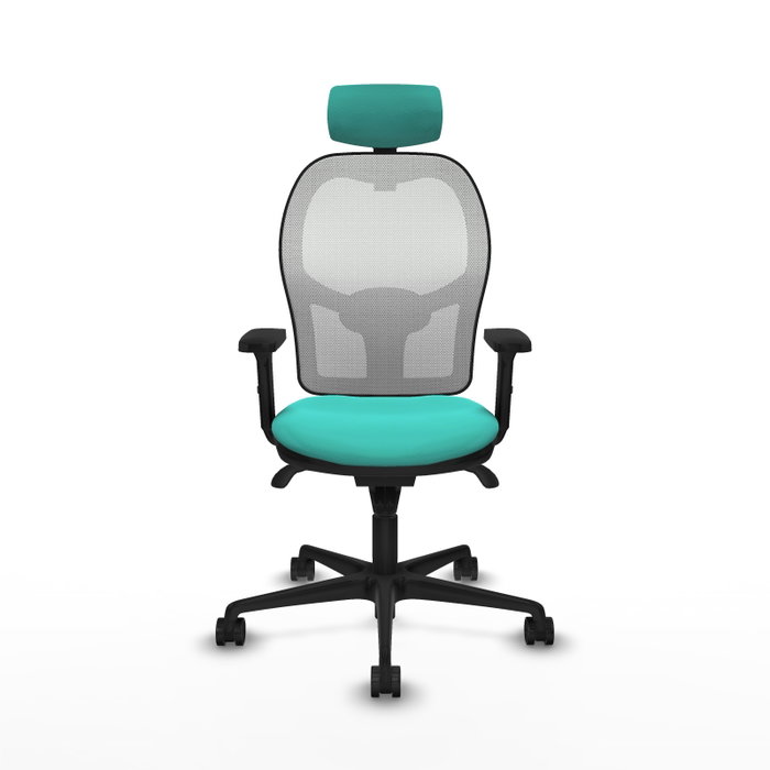 PIQUERAS Y CRESPO Silla de oficina Jorquera Turquesa y Blanco PIQUERAS Y CRESPO Silla de oficina Jorquera Turquesa y Blanco