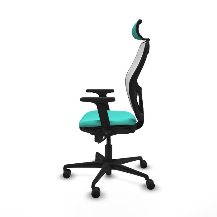 PIQUERAS Y CRESPO Silla de oficina Jorquera Turquesa y Blanco PIQUERAS Y CRESPO Silla de oficina Jorquera Turquesa y Blanco