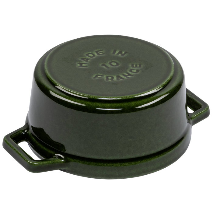 Staub Mini Cocotte 10cm Redonda Basil, Hierro Fundido