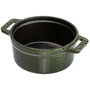 Staub Mini Cocotte 10cm Redonda Basil, Hierro Fundido