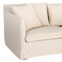 Sofá Beige Tejido Salón 215 X 92 X 78 cm