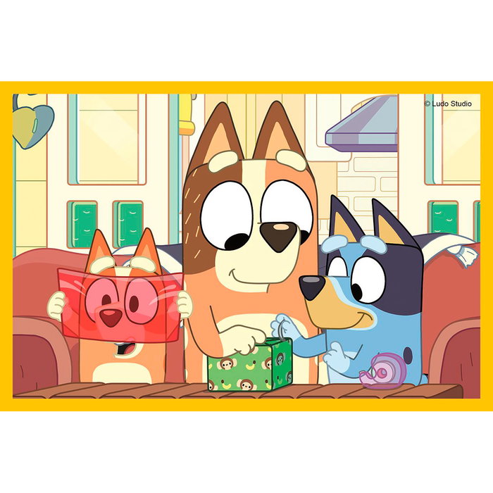 Clementoni Cubos Bluey 6 Unidades 40662 - Puzzles Infantiles +2 Años