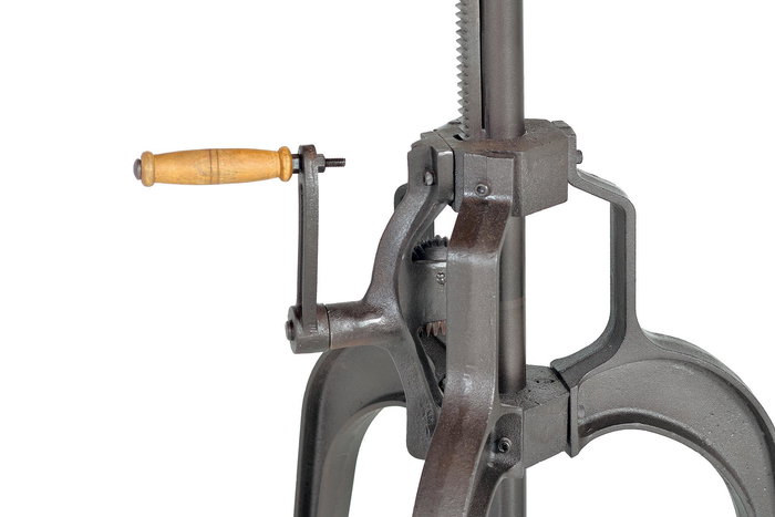 GINER Y COLOMER Mesa de Comedor Acacia Natural con Patas de Metal Negro