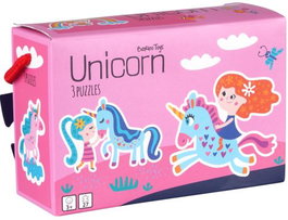 BARBO-TOYS Pequeños brillantes puzzle triple unicorns