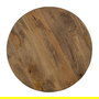 Mesita Miel Madera de Mango Decoración 50 X 50 X 50 cm