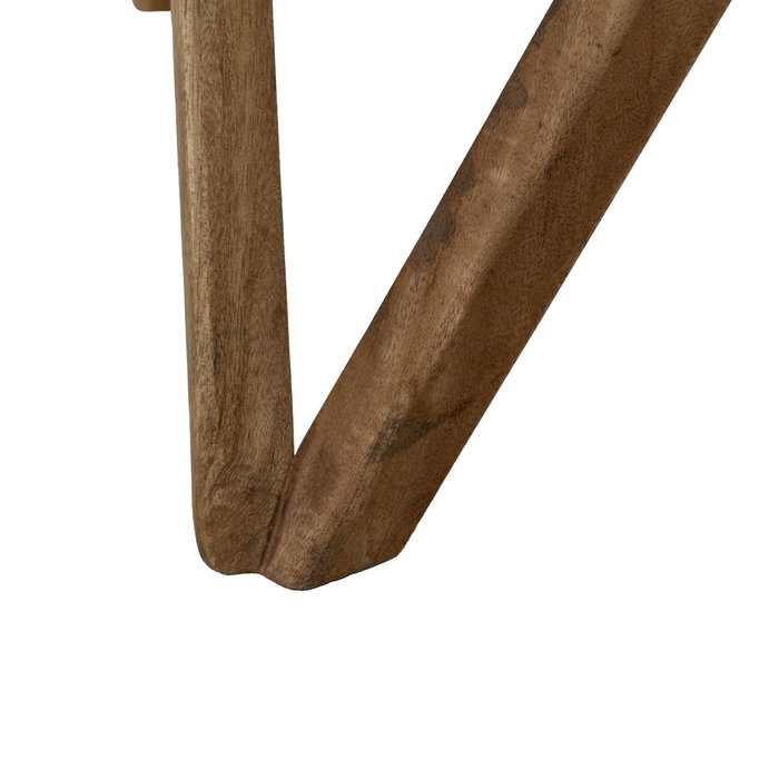 Mesita Miel Madera de Mango Decoración 50 X 50 X 50 cm