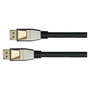 PYTHON Series Cable DisplayPort 1.2 de 10m 4K2K UHD chapado en oro negro