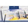 FABER-CASTELL Goldfaber Aqua Lápices de Colores con Estuche de Metal, 36 Piezas