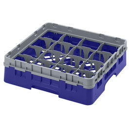 CAMBRO Cesta de lavado 16 comp. Azul marino