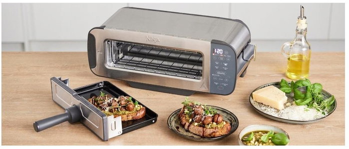 Ninja Foodi ST202EU Tostadora 3 en 1, Parrilla y Sandwichera