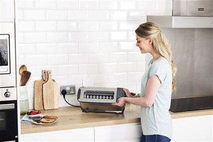 Ninja Foodi ST202EU Tostadora 3 en 1, Parrilla y Sandwichera