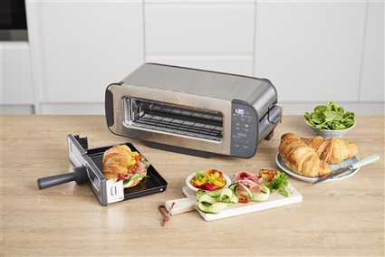 Ninja Foodi ST202EU Tostadora 3 en 1, Parrilla y Sandwichera