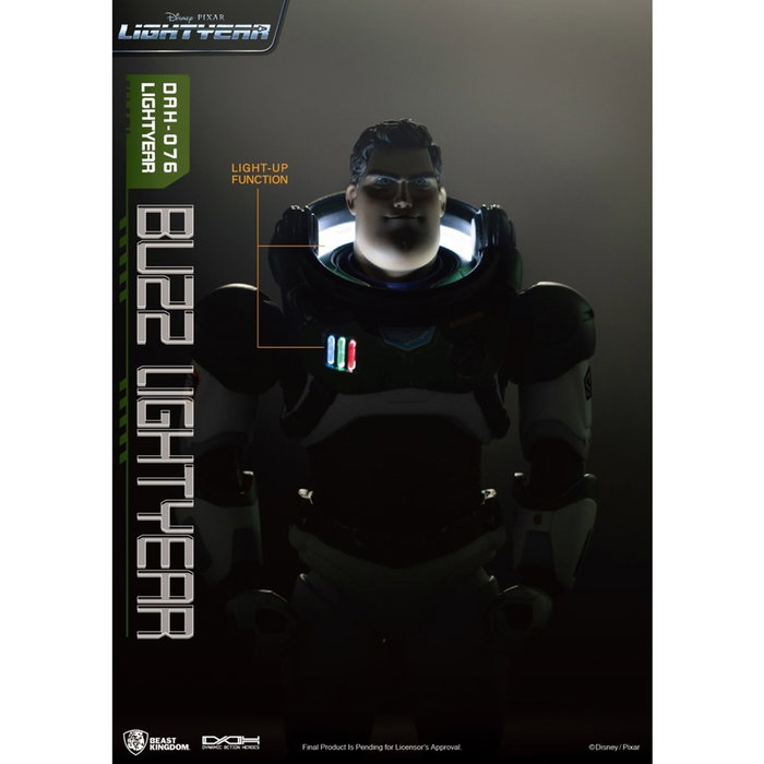 Beast Kingdom Figura Articulada Disney Lightyear 21 cm ABS y PVC con LED