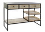 DKD Home Decor Consola Loft Negro Marron 38 x 80 x 120 cm
