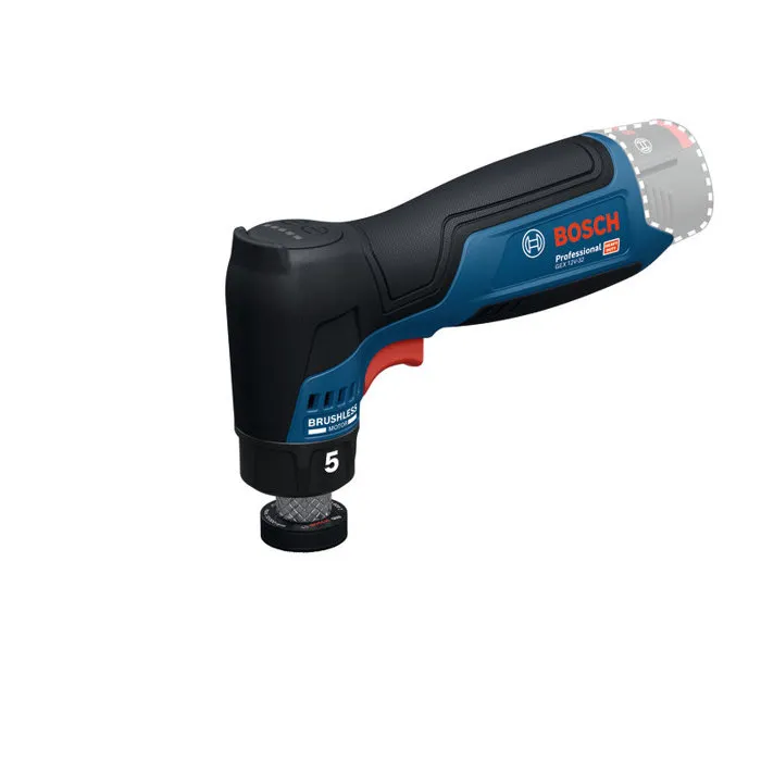 Bosch Professional Lijadora orbital aleatoria inalámbrica GEX 12V-77, 12 V, 32 mm, incluye 2 platos de lijado adhesivo y con velcro
