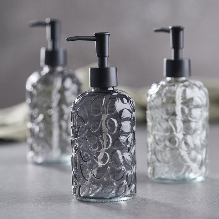 Day Dispensador de Jabón 400 Ml de Vidrio y Plástico con Colores Surtidos