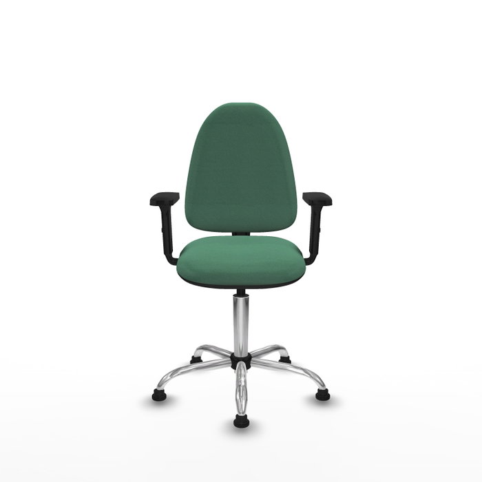 PIQUERAS Y CRESPO Silla de oficina Aýna Verde esmeralda con brazos 2D PIQUERAS Y CRESPO Silla de oficina Aýna Verde esmeralda con brazos 2D