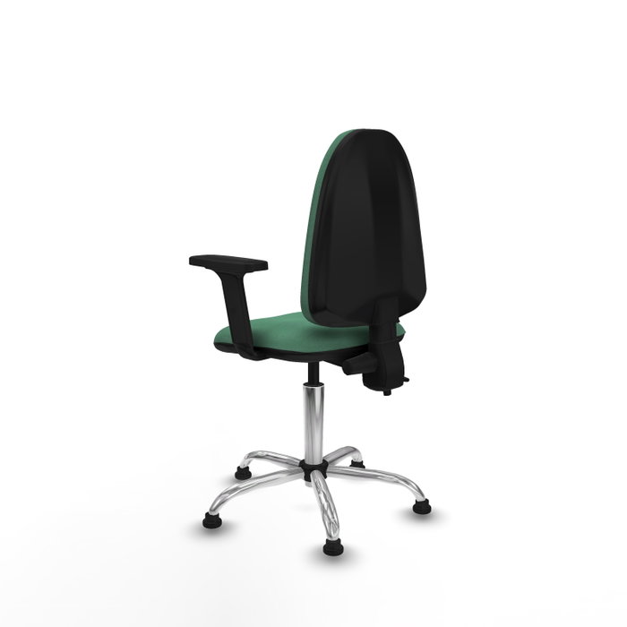 PIQUERAS Y CRESPO Silla de oficina Aýna Verde esmeralda con brazos 2D PIQUERAS Y CRESPO Silla de oficina Aýna Verde esmeralda con brazos 2D