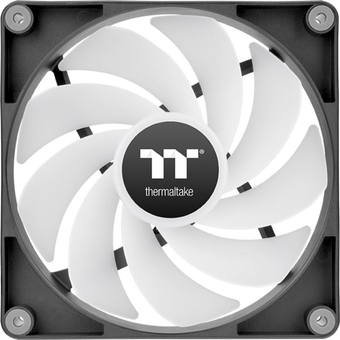 Thermaltake CT120 Reverse ARGB Pack de 2 Ventiladores de 120 mm Negro Thermaltake CT120 Reverse ARGB Pack de 2 Ventiladores de 120 mm Negro