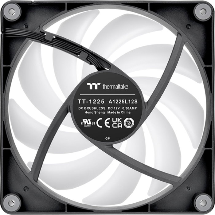 Thermaltake CT120 Reverse ARGB Pack de 2 Ventiladores de 120 mm Negro Thermaltake CT120 Reverse ARGB Pack de 2 Ventiladores de 120 mm Negro