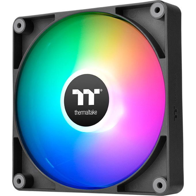 Thermaltake CT120 Reverse ARGB Ventilador de Carcasa 12 cm Negro (Pack de 2)