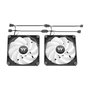 Thermaltake CT120 Reverse ARGB Ventilador de Carcasa 12 cm Negro (Pack de 2)