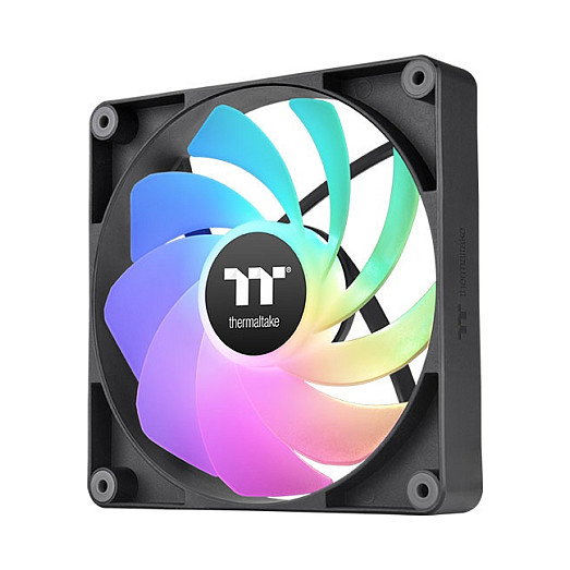 Thermaltake CT120 Reverse ARGB Ventilador de Carcasa 12 cm Negro (Pack de 2)