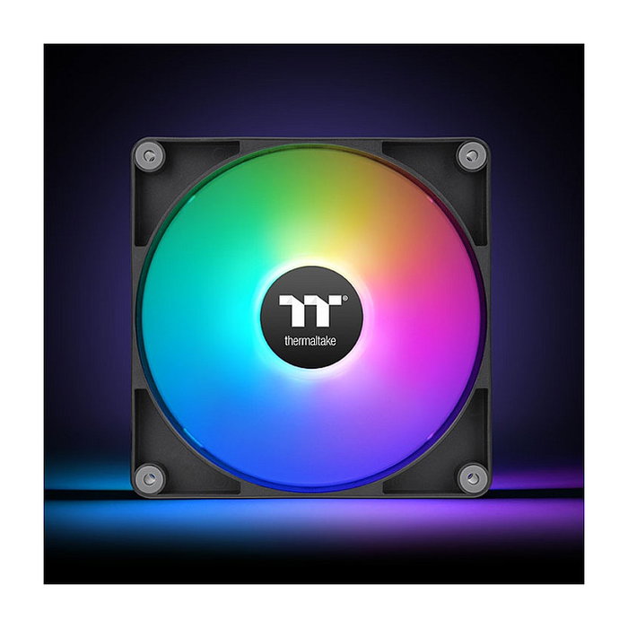 Thermaltake CT120 Reverse ARGB Ventilador de Carcasa 12 cm Negro (Pack de 2)