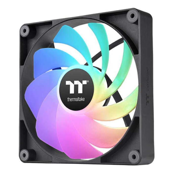 Thermaltake CT120 Reverse ARGB Ventilador de Carcasa 12 cm Negro (Pack de 2)