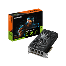 Gigabyte Tarjeta Gráfica GeForce RTX 5060 Ti WINDFORCE OC 8G - 8 GB GDDR7, 128 bits, PCI-E 5.0, 2587 MHz, 3x DisplayPort, 1x HDMI, GV-N506TWF2OC-8GD
