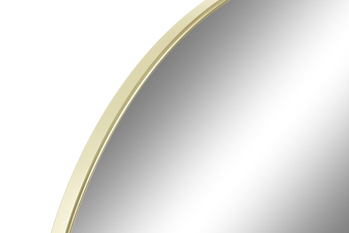 DKD Home Decor Espejo de Hierro Dorado 40x40 cm