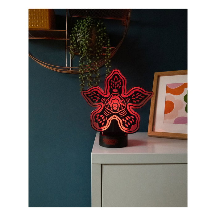 Stranger Things Laser Etched Lámpara Demogorgan