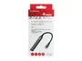 Equip Hub USB-C 128961 - 4 Puertos (1x USB 3.0, 3x USB 2.0) 5000 Mbit/s, Carcasa Aluminio Negro/Gris, Plug & Play
