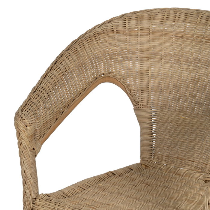 Silla Miel Ratán Salón 60 X 62 X 78 cm Silla Miel Ratán Salón 60 X 62 X 78 cm