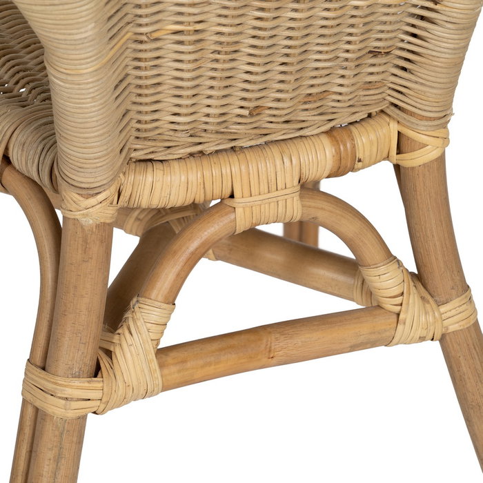 Silla Miel Ratán Salón 60 X 62 X 78 cm Silla Miel Ratán Salón 60 X 62 X 78 cm