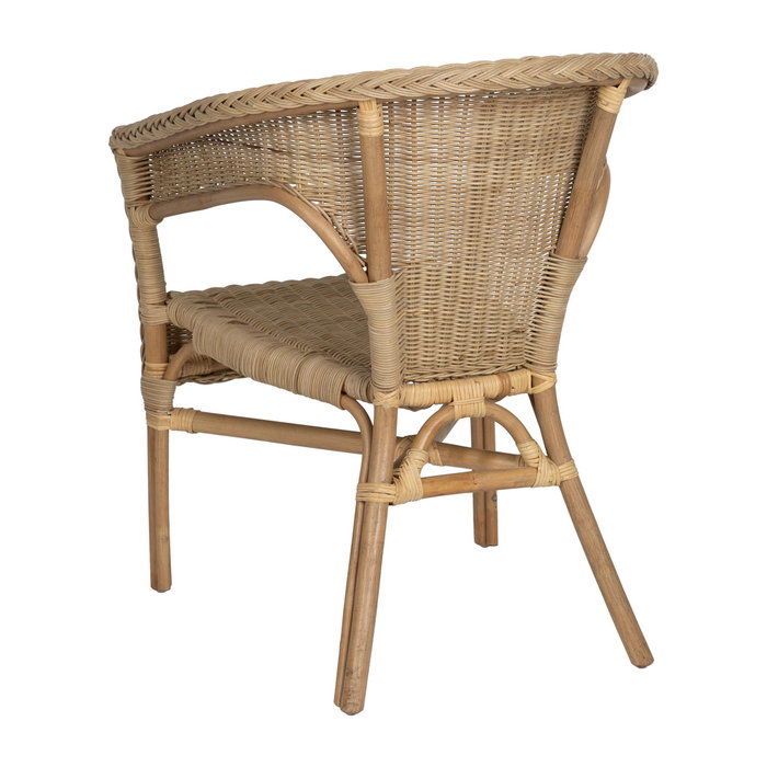 Silla Miel Ratán Salón 60 X 62 X 78 cm Silla Miel Ratán Salón 60 X 62 X 78 cm
