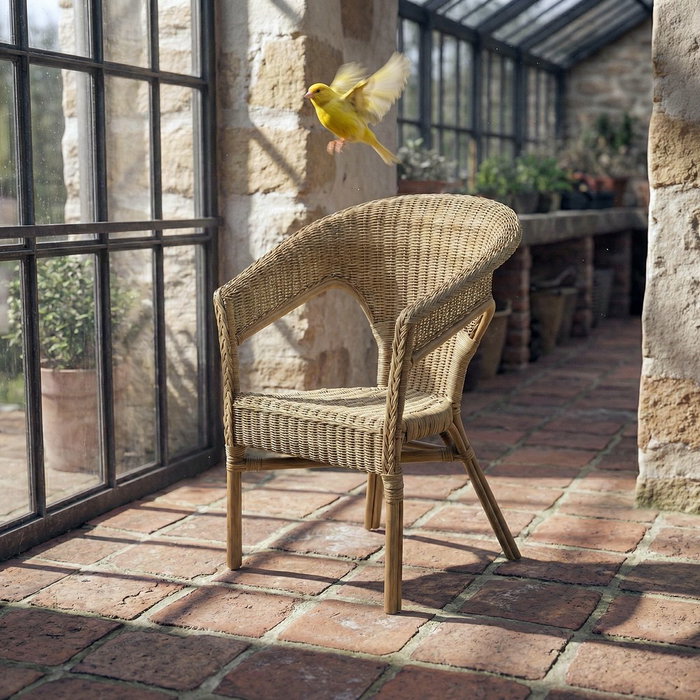 Silla Miel Ratán Salón 60 X 62 X 78 cm Silla Miel Ratán Salón 60 X 62 X 78 cm
