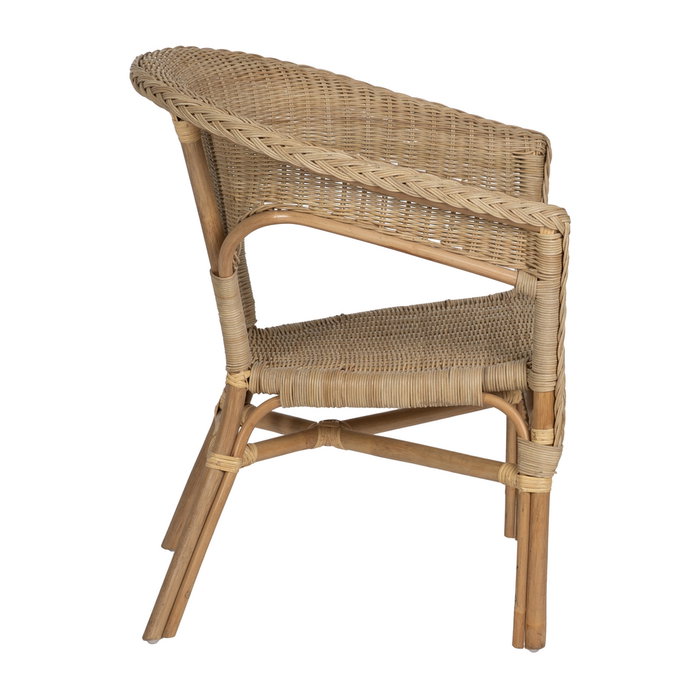 Silla Miel Ratán Salón 60 X 62 X 78 cm Silla Miel Ratán Salón 60 X 62 X 78 cm