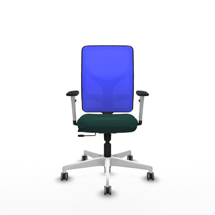 PIQUERAS Y CRESPO Silla de oficina Motilla con mecanismo Sincro/Traslack Verde botella y azul PIQUERAS Y CRESPO Silla de oficina Motilla con mecanismo Sincro/Traslack Verde botella y azul