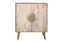 Aparador Home ESPRIT Blanco Dorado Natural Madera 80 x 45 x 97 cm