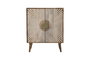Aparador Home ESPRIT Blanco Dorado Natural Madera 80 x 45 x 97 cm