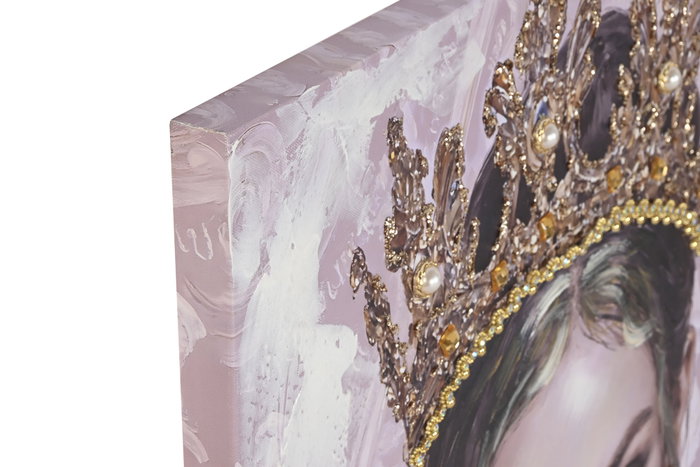 DKD Home Decor Cuadro Lienzo MDF 60x3x90 Chica Boxeo (Surtido de 2)
