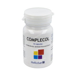 HELIOSAR Complecol 60 Cápsulas - Complemento Alimenticio con Magnesio, Hierro, Cúrcuma y Plantas para el Metabolismo Energético