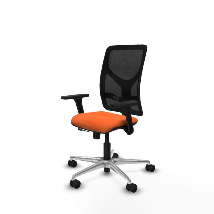 PIQUERAS Y CRESPO Silla de oficina Motilla Naranja y Negro PIQUERAS Y CRESPO Silla de oficina Motilla Naranja y Negro