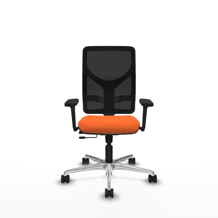 PIQUERAS Y CRESPO Silla de oficina Motilla Naranja y Negro PIQUERAS Y CRESPO Silla de oficina Motilla Naranja y Negro